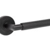 JMB400 Nero Mitred Knurled Black Door Handle