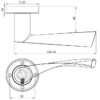 JMB501 Nero Vecta Black Door Handle