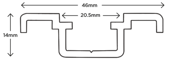 LE2/46/20 Lock Edges for Composite Doors