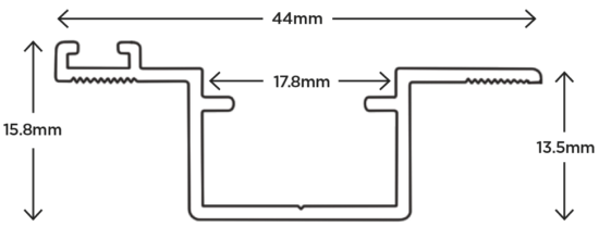 LE4/44/16 Lock Edges for Composite Doors