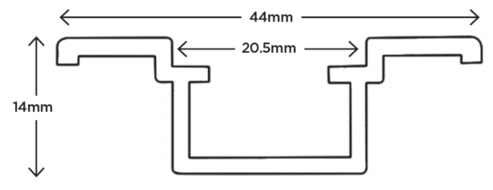 LE6/44/20 Lock Edges for Composite Doors