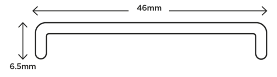 HE12/46 Hinge Edges for Composite Doors