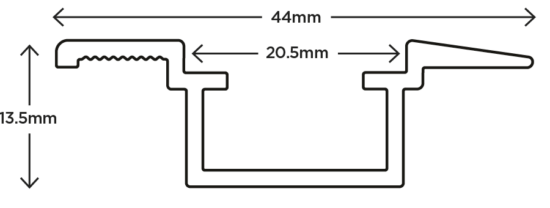 LE19/44/20 Lock Edges for Composite Doors