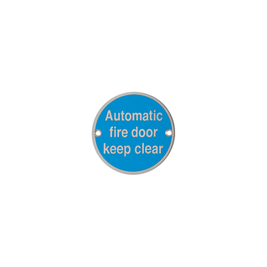 AR915 Automatic Fire Door Keep Clear Sign