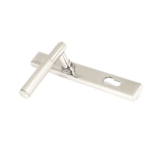 Polished Marine SS (316) Brompton Slimline Espag. Lock Set