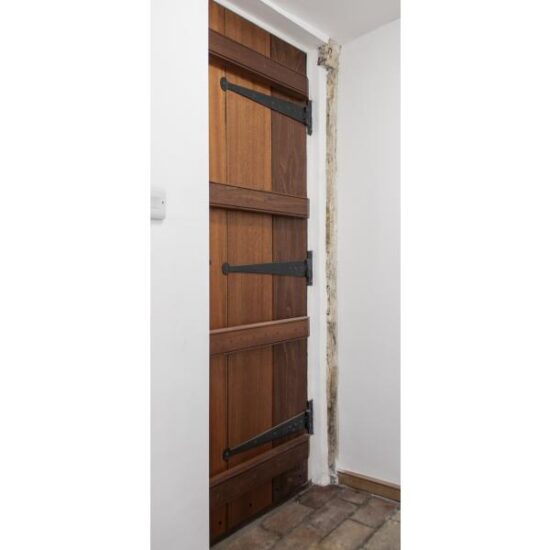 Beeswax 22" Penny End T Hinge (pair)