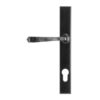 Black Avon Slimline Lever Espag. Lock Set