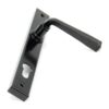 Black Avon Slimline Lever Espag. Lock Set