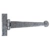 Pewter 9" Penny End T Hinge (pair)